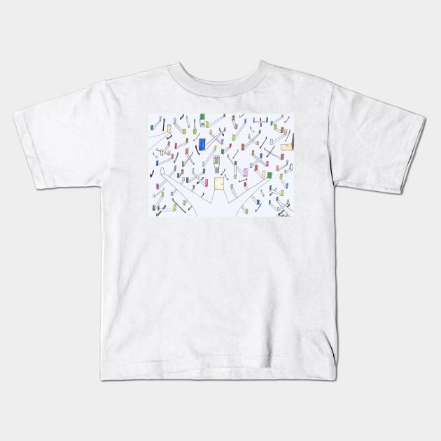 Mind Maze Kids T-Shirt by LukeMargetts